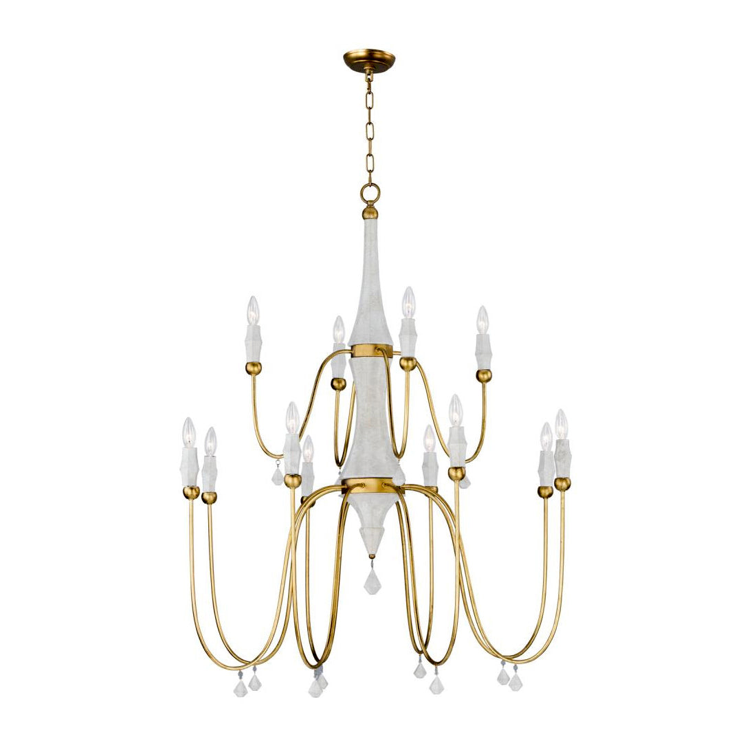 Arcad Vintage Industrial Wooden Chandelier-Letslighting