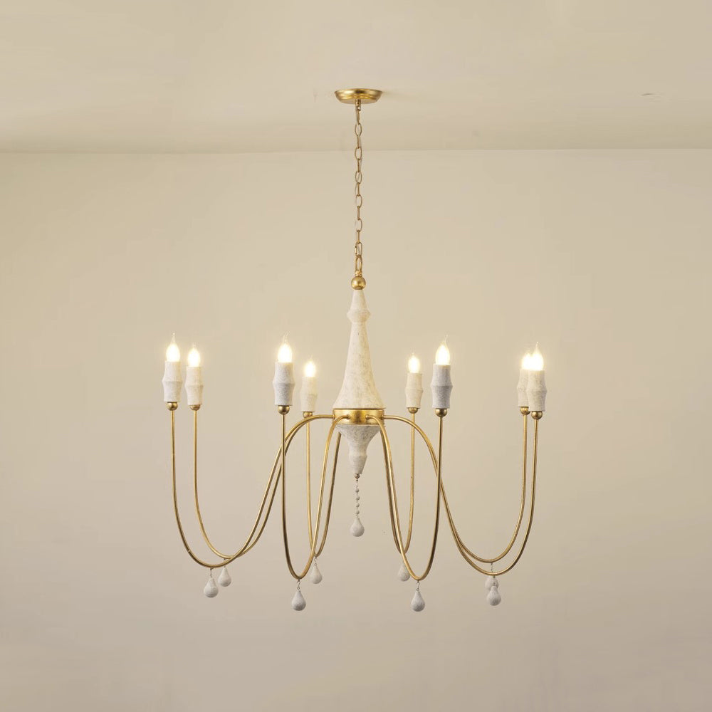 Arcad Vintage Industrial Wooden Chandelier-Letslighting