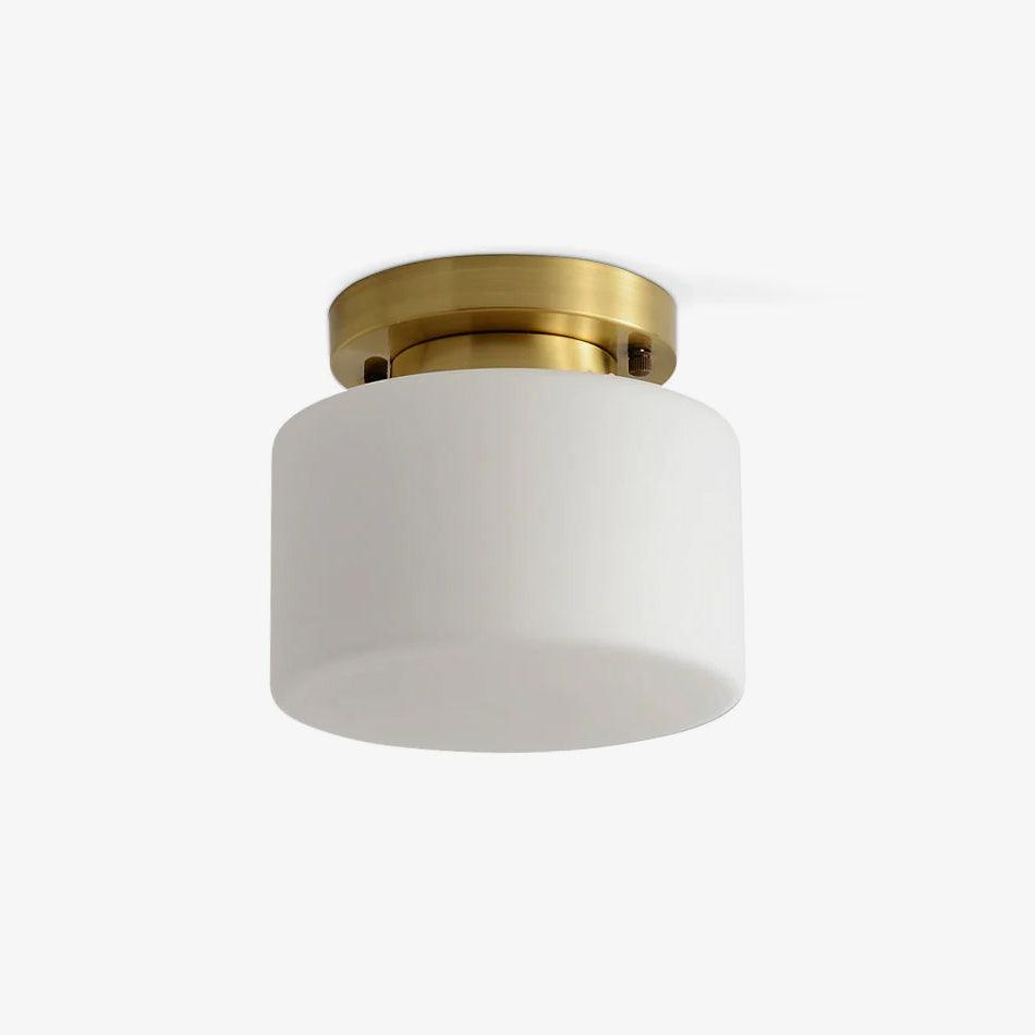 Elsilisra Nordisch Kunst Messing Glas Einbau Deckenleuchte-Letslighting