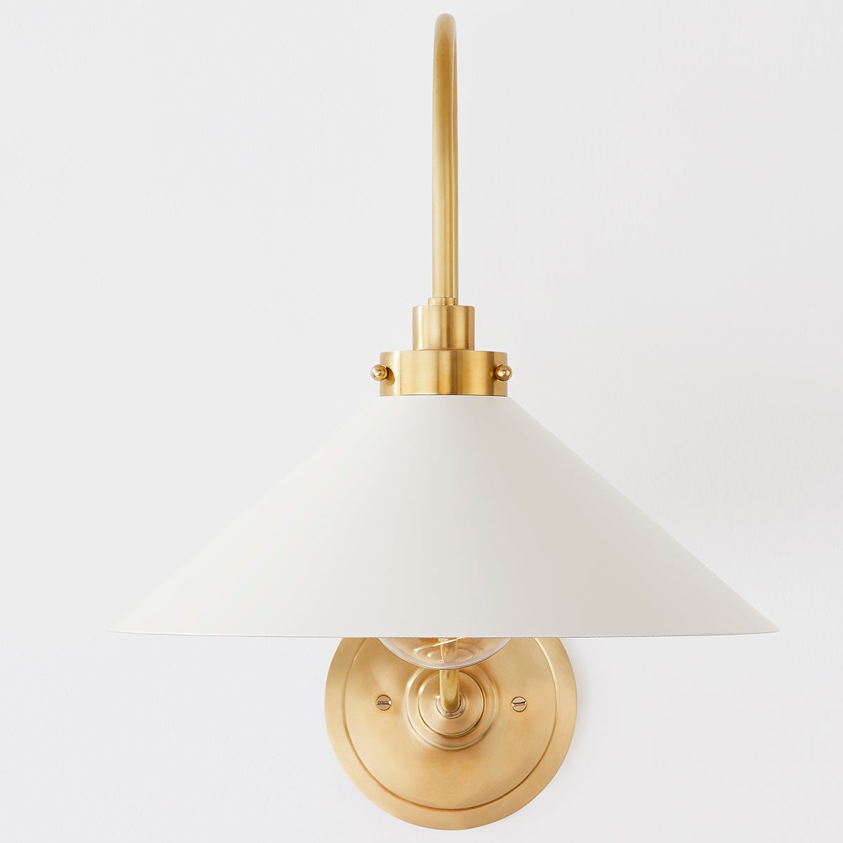 Helena Vintage Wandleuchte für den Innenbereich aus Messing