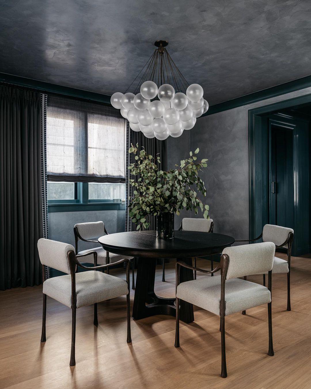 Lustra Kronleuchter Bubble Milchglas-Letslighting