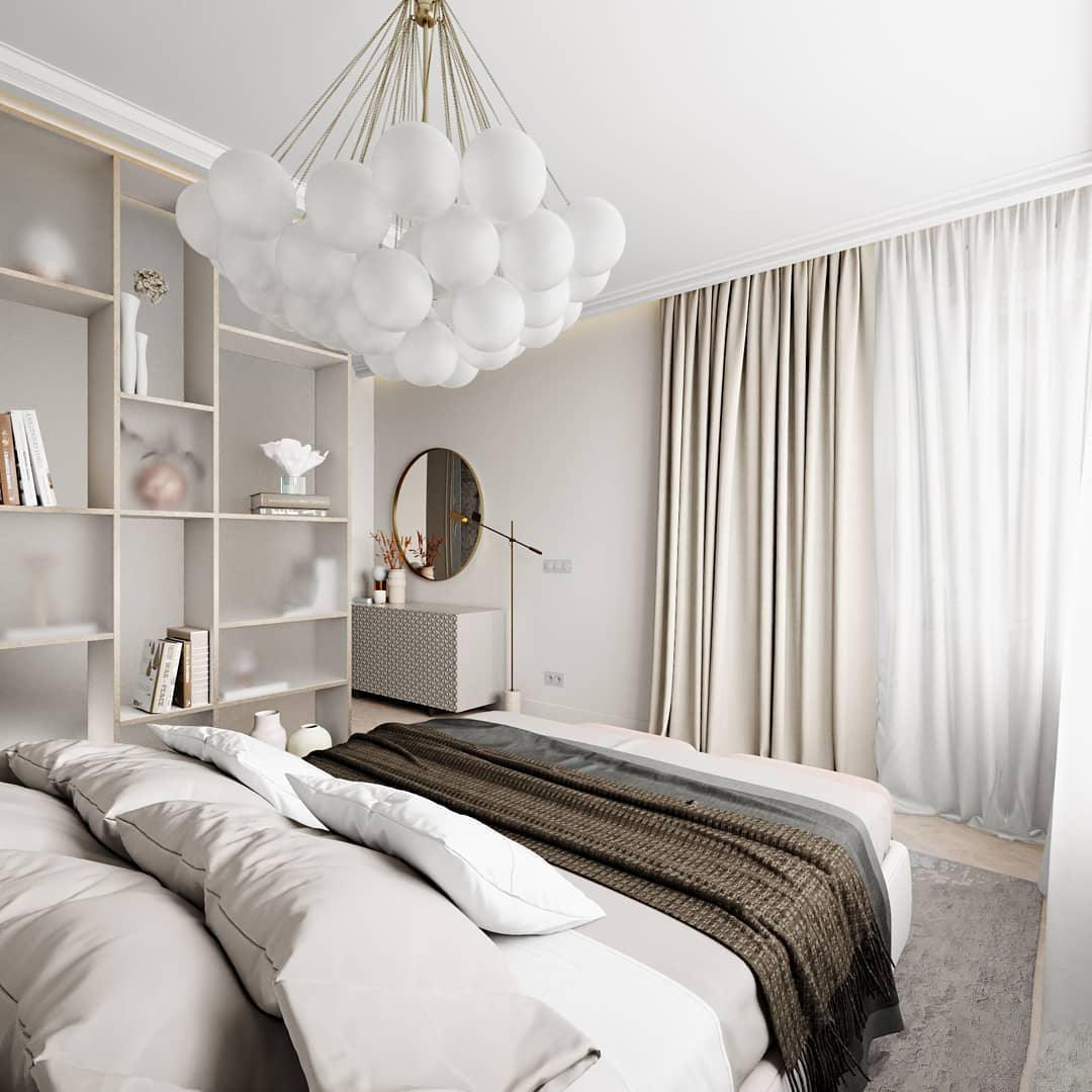 Lustra Kronleuchter Bubble Milchglas-Letslighting