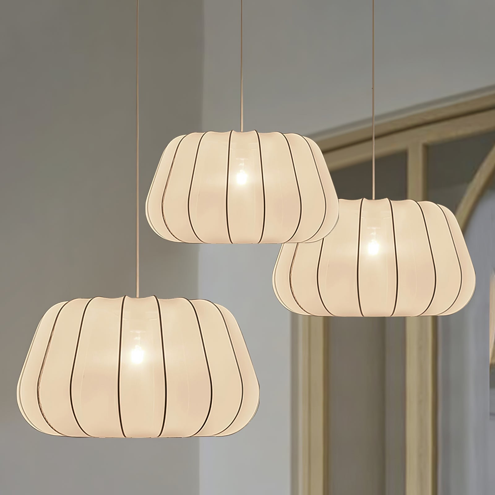 Evvararis Elegance Cloud Stoff Pendelleuchte-Letslighting