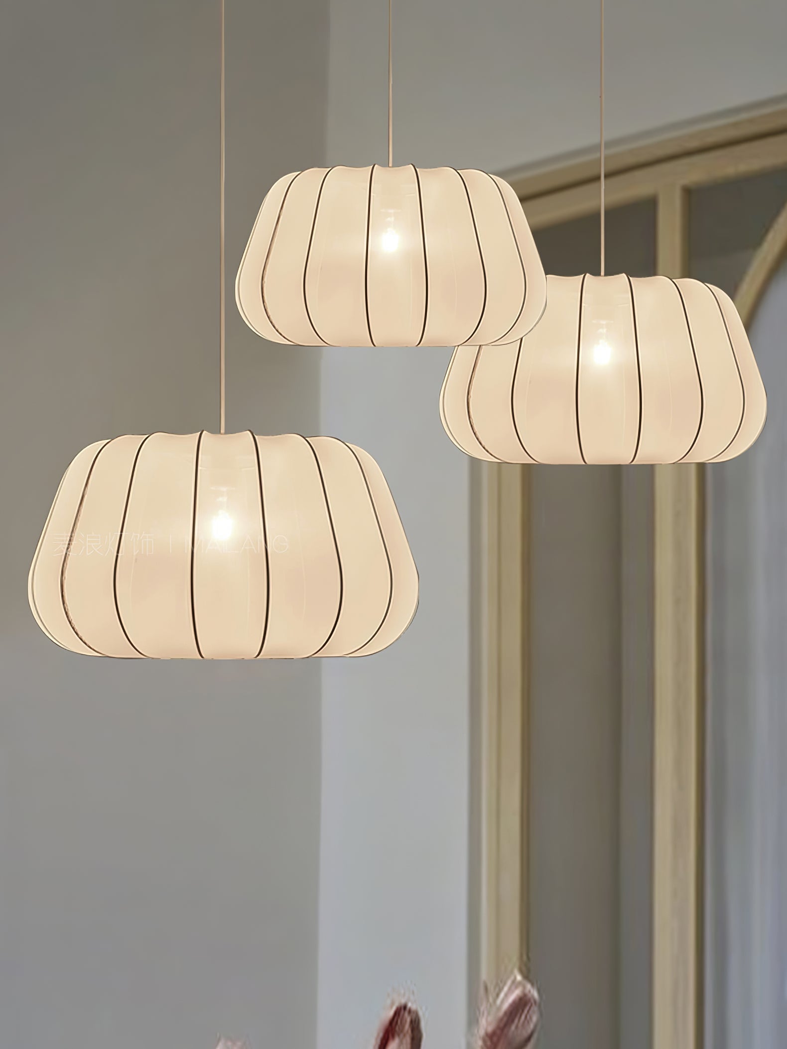 Evvararis Elegance Cloud Stoff Pendelleuchte-Letslighting