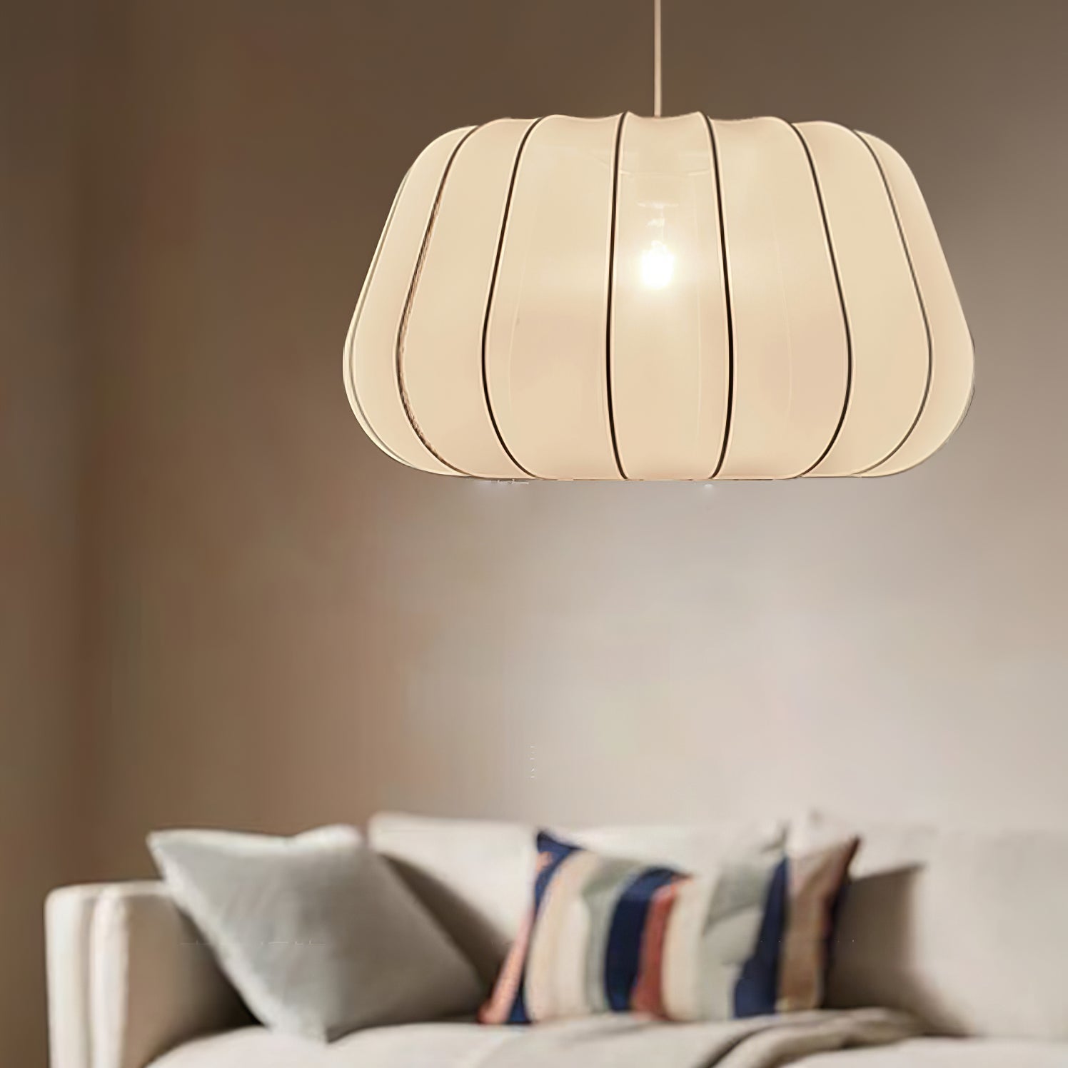 Evvararis Elegance Cloud Stoff Pendelleuchte-Letslighting
