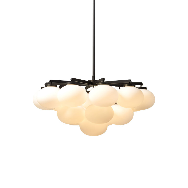 Edge Eleganter Messing-Glas-Kronleuchter-Letslighting
