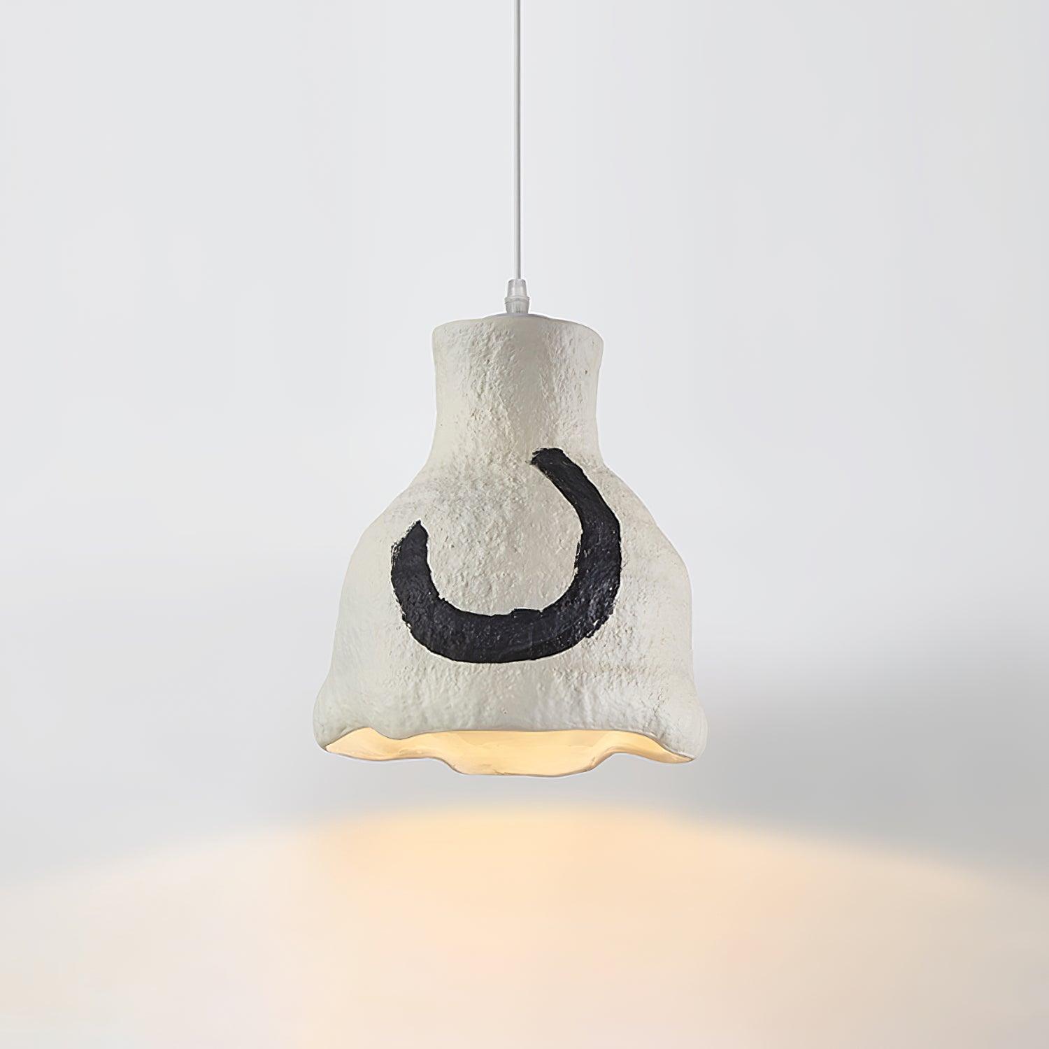 Terra Rustikale Pendelleuchte aus Kunstharz-Letslighting
