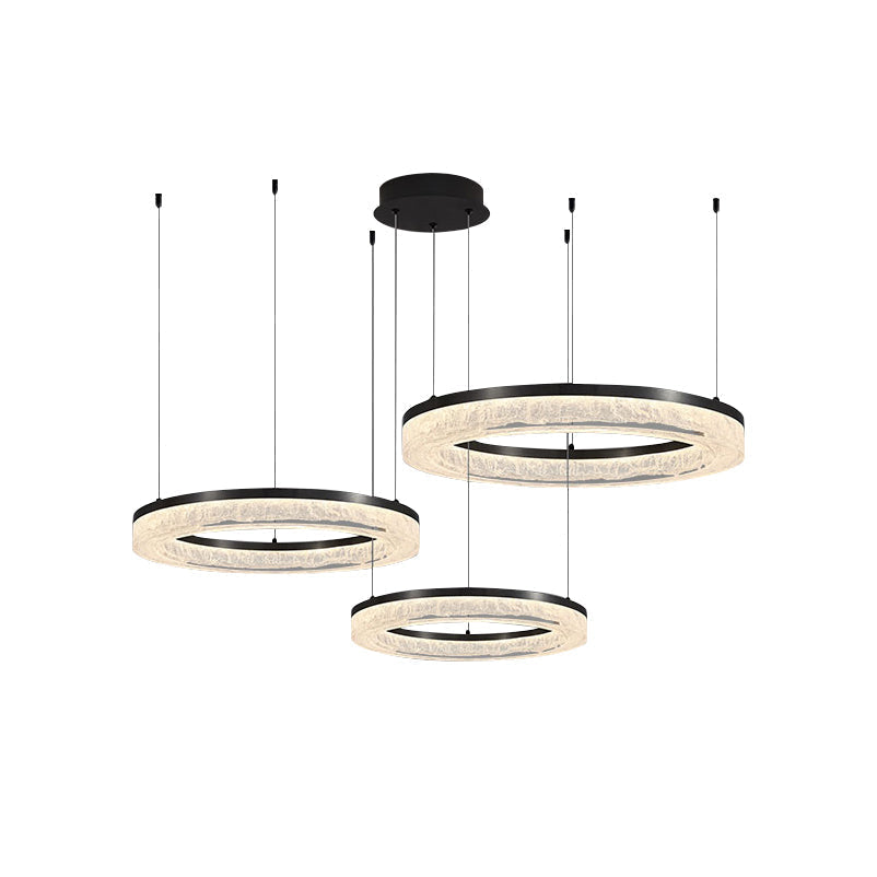 Idyll Harz Minimalistisch Rund LED Kronleuchter-Letslighting
