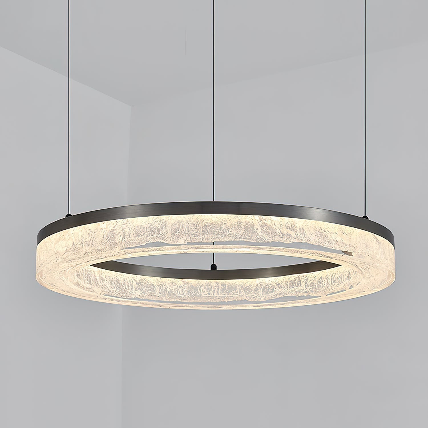 Idyll Harz Minimalistisch Rund LED Kronleuchter-Letslighting