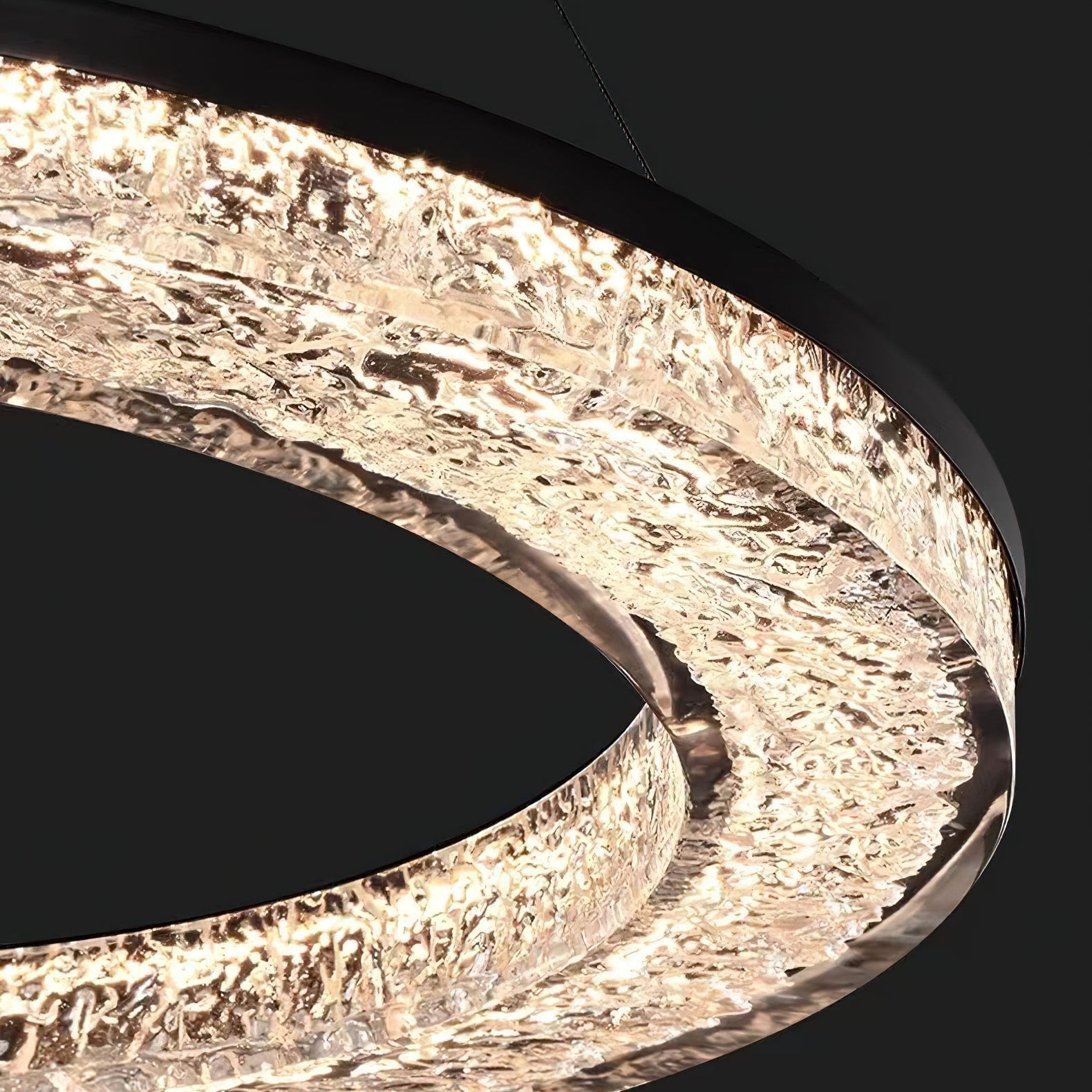 Idyll Harz Minimalistisch Rund LED Kronleuchter-Letslighting