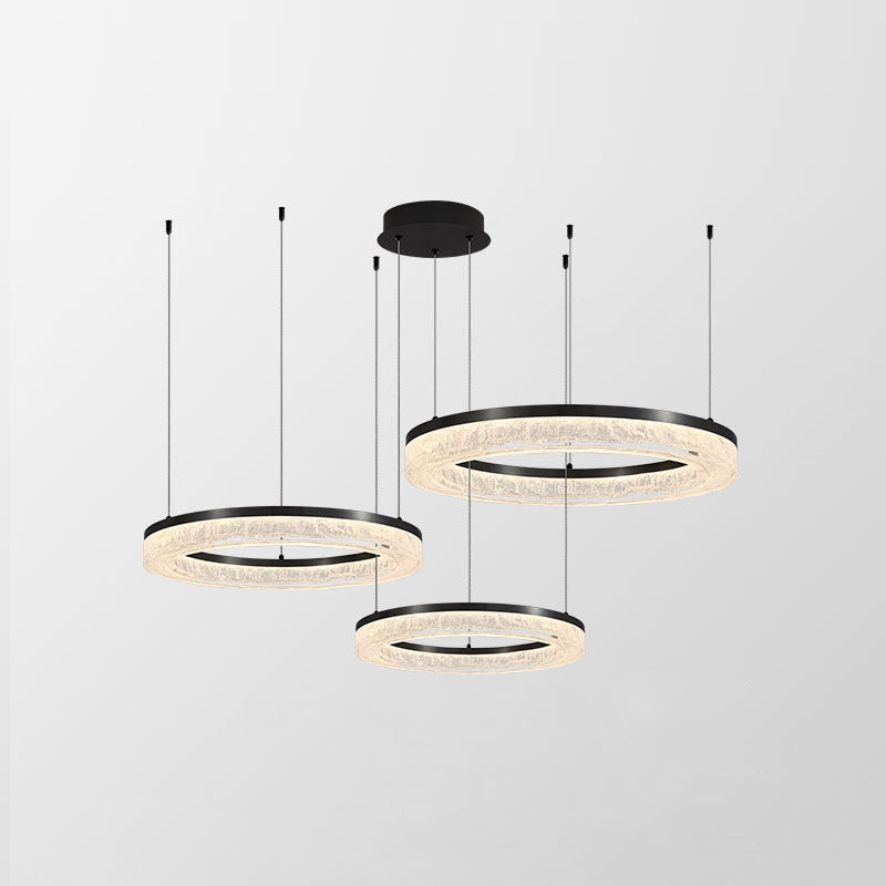 Idyll Harz Minimalistisch Rund LED Kronleuchter-Letslighting