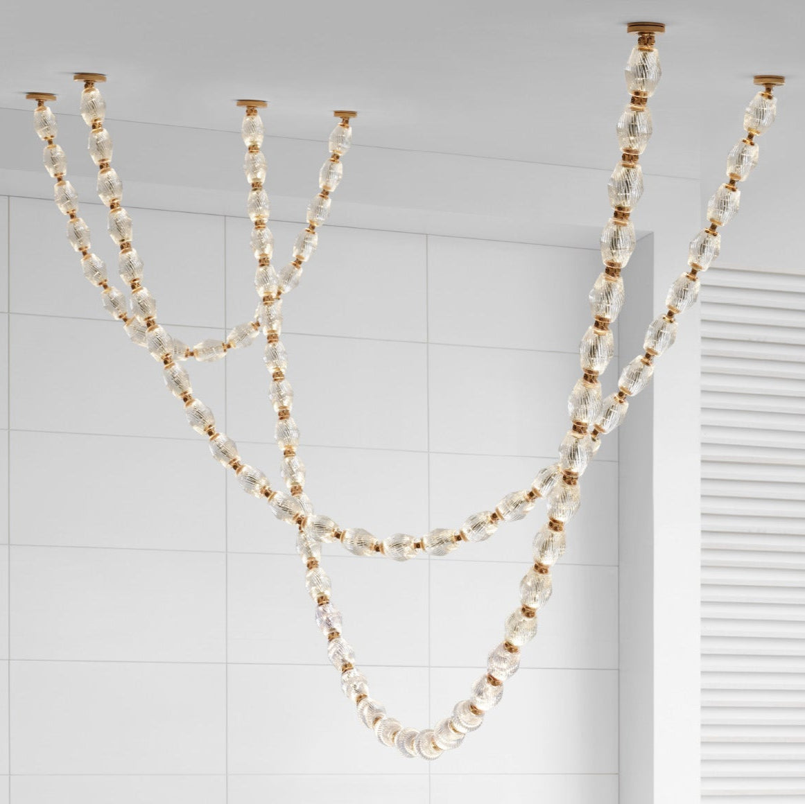 Karma Moderner Minimalistischer Glas-Kronleuchter-Letslighting