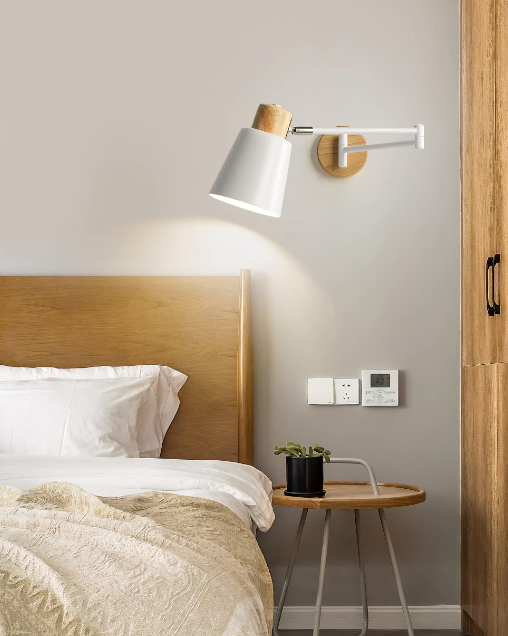 Wren Moderne Minimalistische Wandleuchte aus Holz-Letslighting