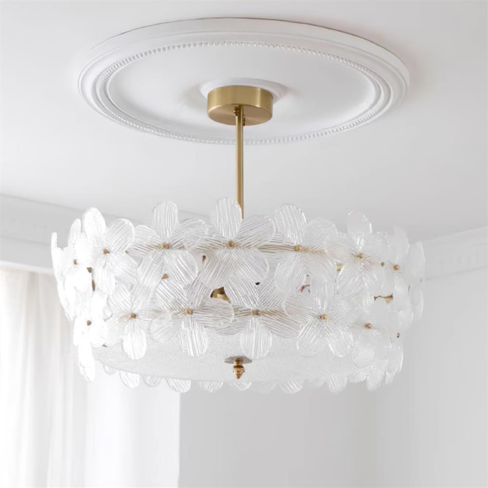 Fionel Glass Semi-Flush Mount Light - Letslighting