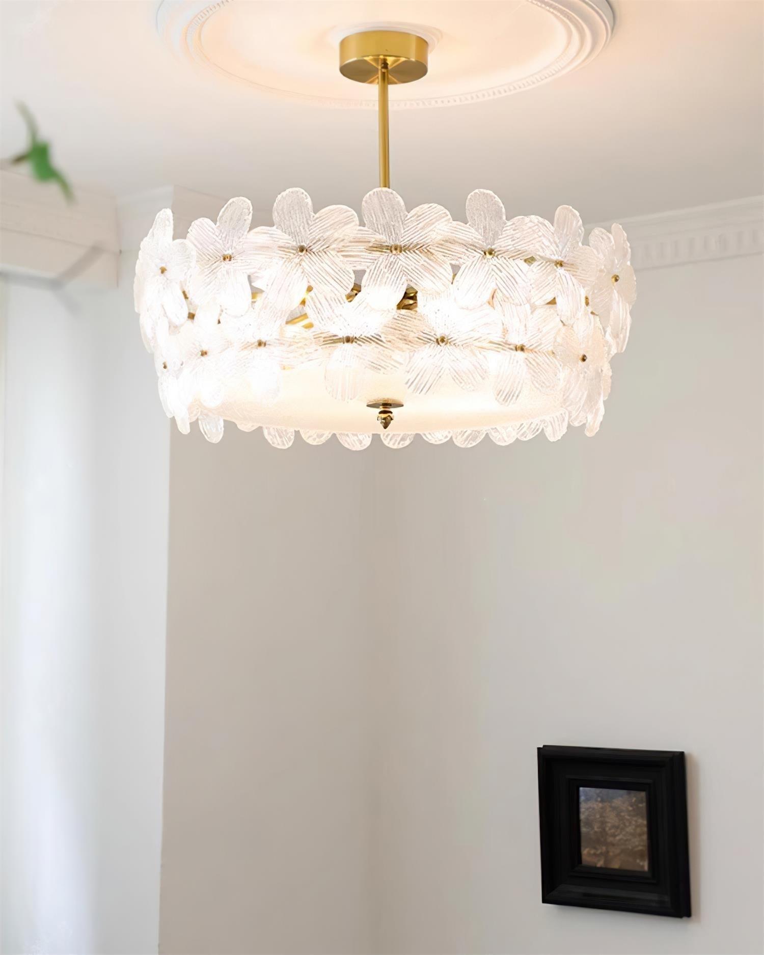 Fionel Glass Semi-Flush Mount Light - Letslighting