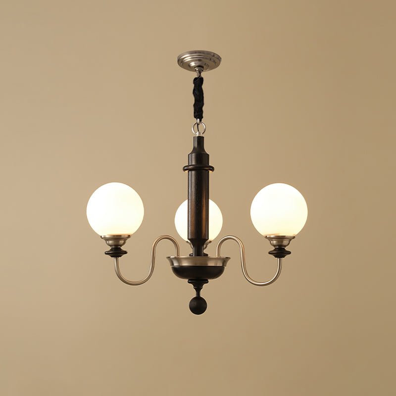 Nyvinia Vintage Kronleuchter aus Messing und Glas-Letslighting