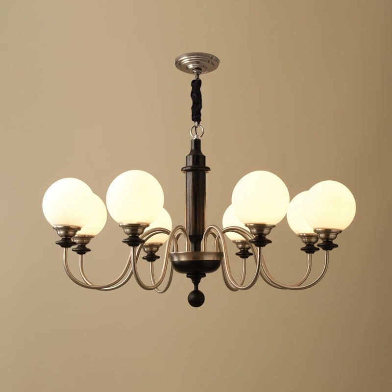 Nyvinia Vintage Kronleuchter aus Messing und Glas-Letslighting