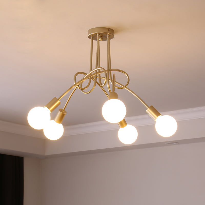 Oasis Art Sputnik Glas Deckenlampe-Letslighting
