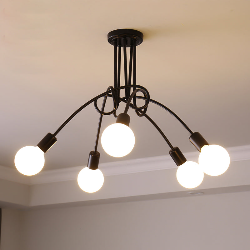 Oasis Art Sputnik Glas Deckenlampe-Letslighting