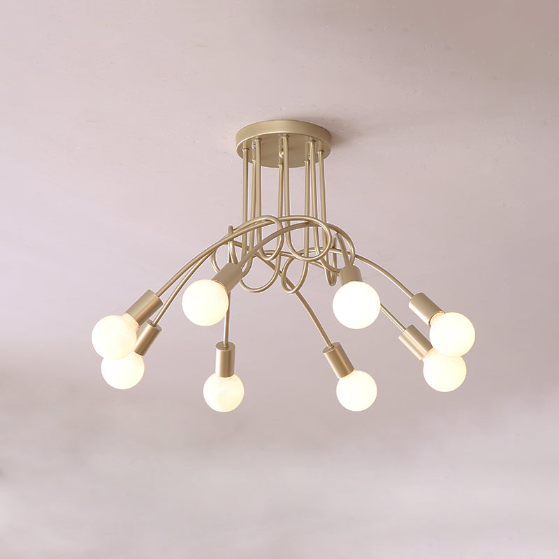 Oasis Art Sputnik Glas Deckenlampe-Letslighting