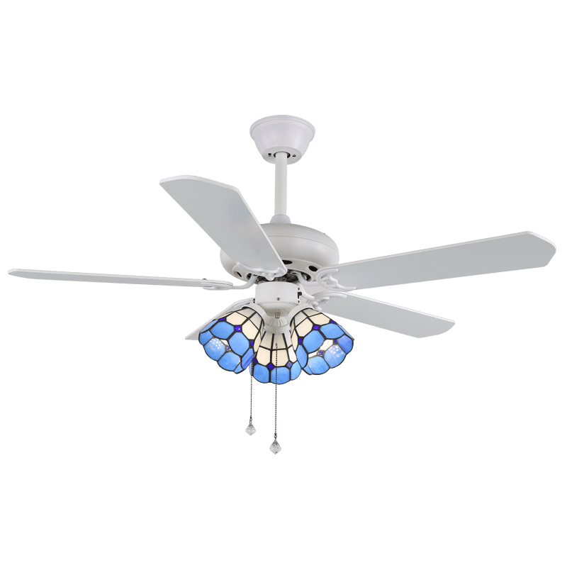 Carlo Verspielte Deckenventilator-Leuchte in Bunt