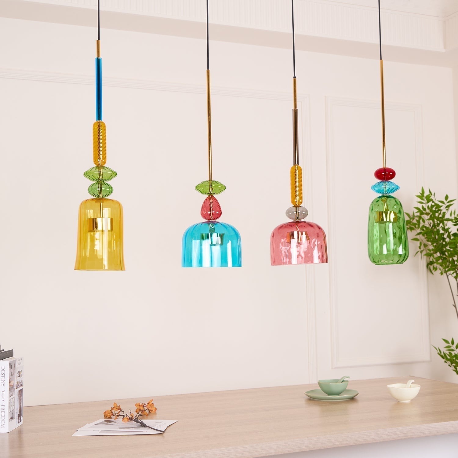 Muse Bohemian Glas Pendelleuchte-Letslighting