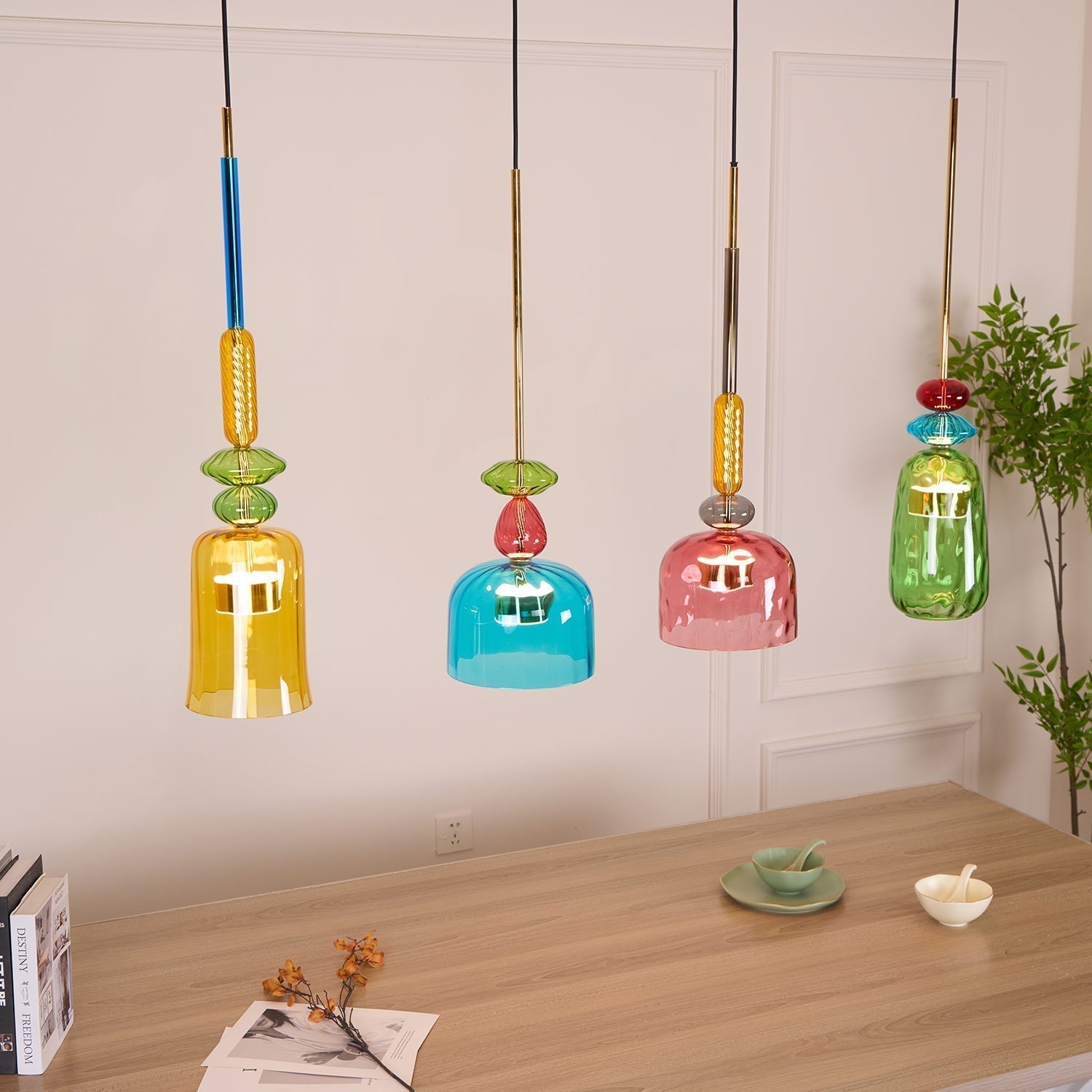 Muse Bohemian Glas Pendelleuchte-Letslighting