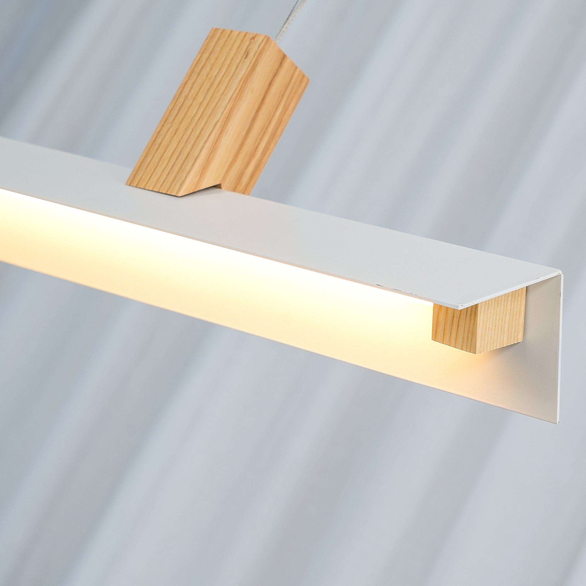 Linea Minimalistisch Holz Pendelleuchte Leuchte-Letslighting