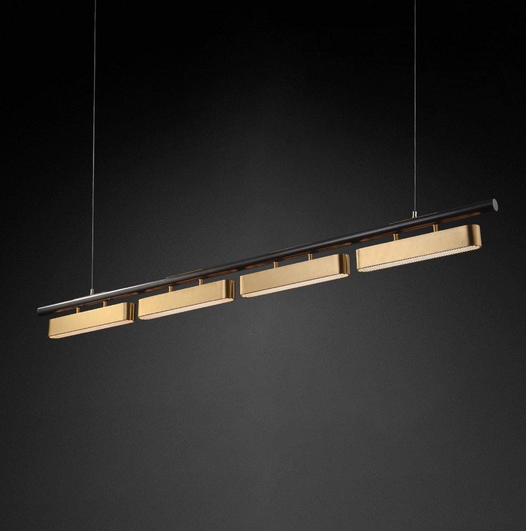 Elarain Pendelleuchte Messing Minimalistisch-Letslighting