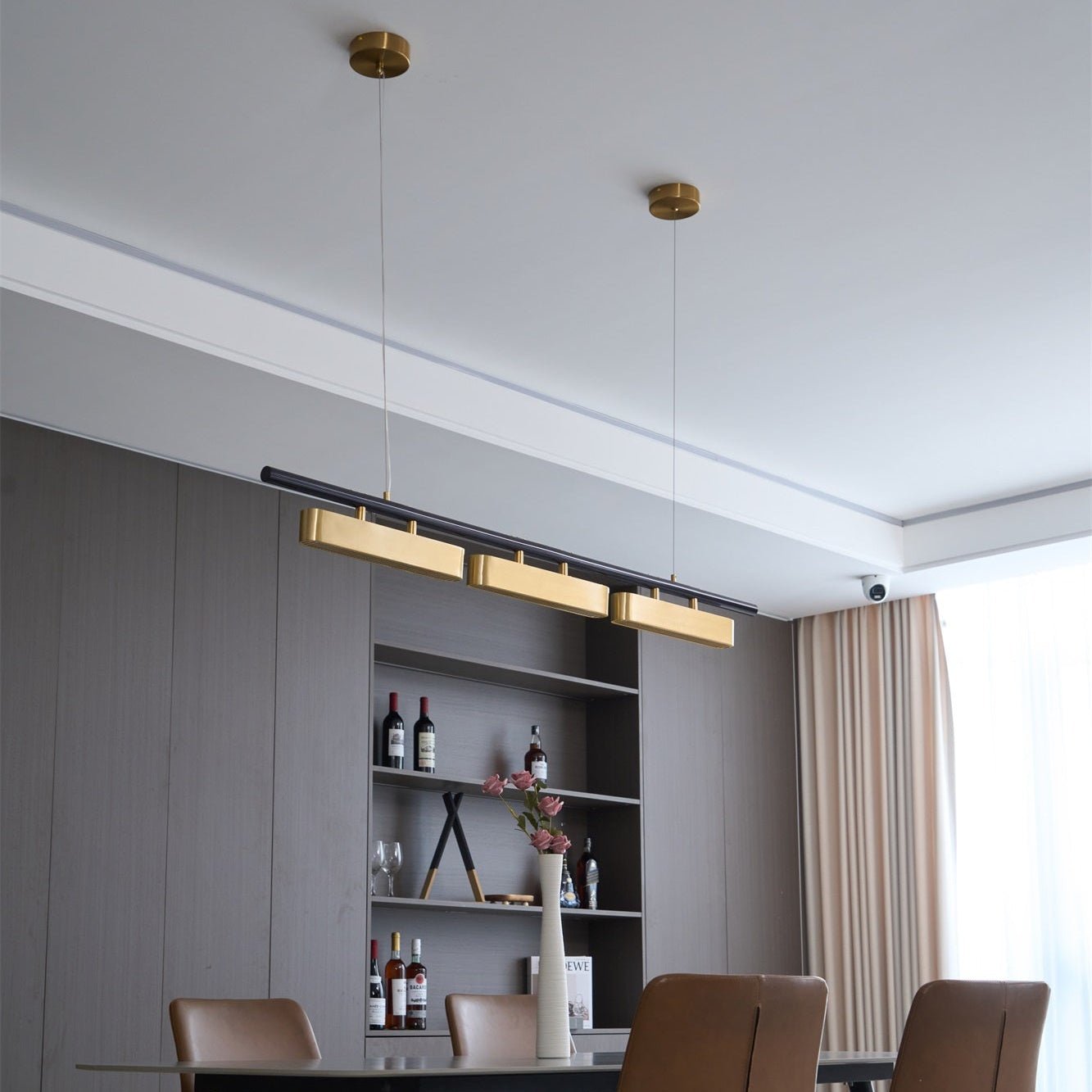 Elarain Pendelleuchte Messing Minimalistisch-Letslighting