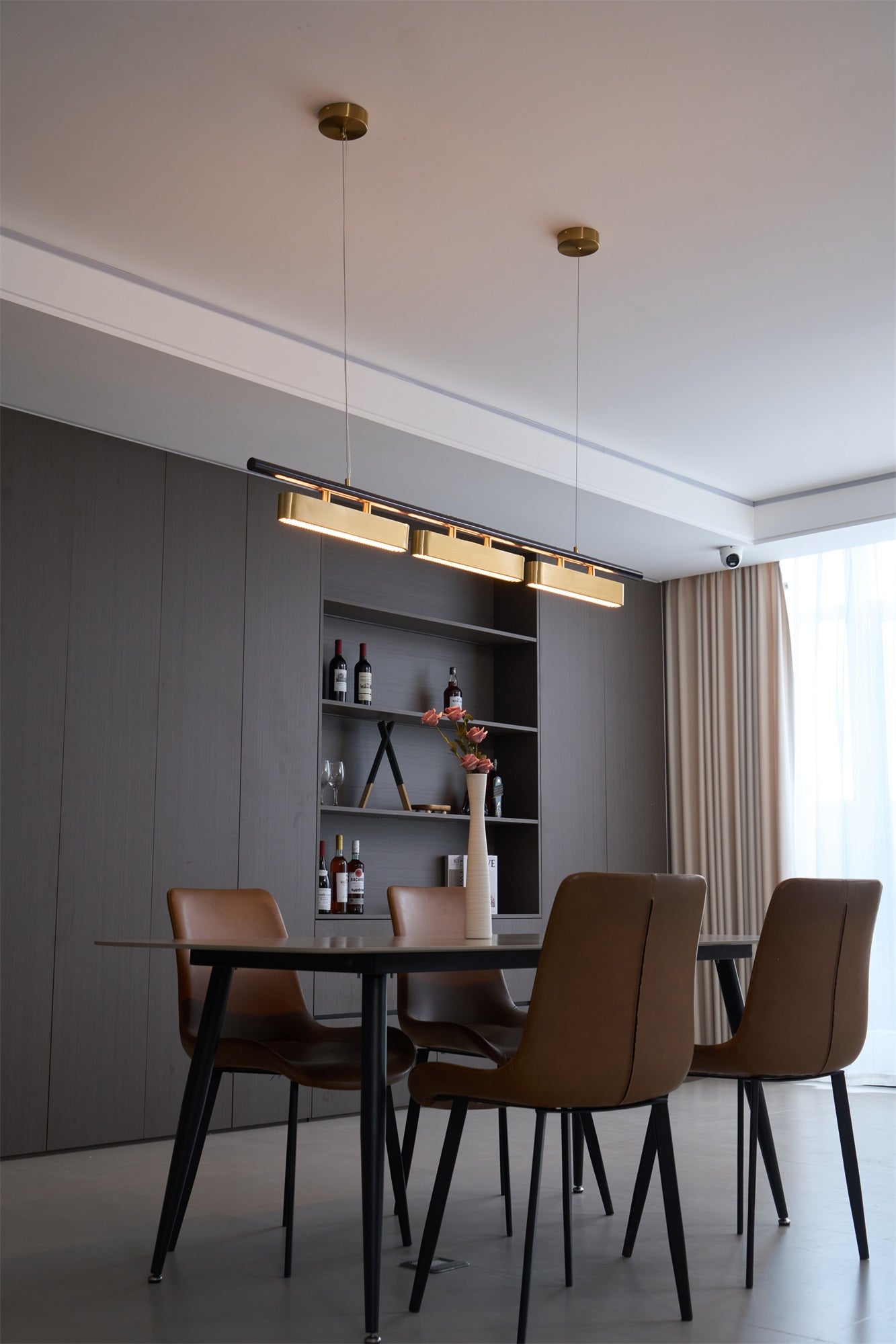 Elarain Pendelleuchte Messing Minimalistisch-Letslighting