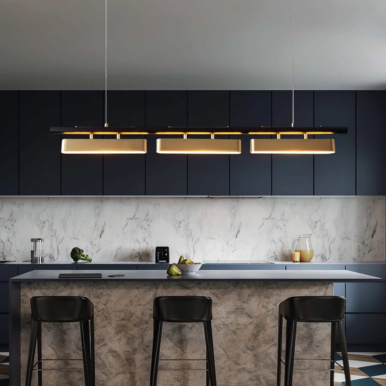 Elarain Pendelleuchte Messing Minimalistisch-Letslighting