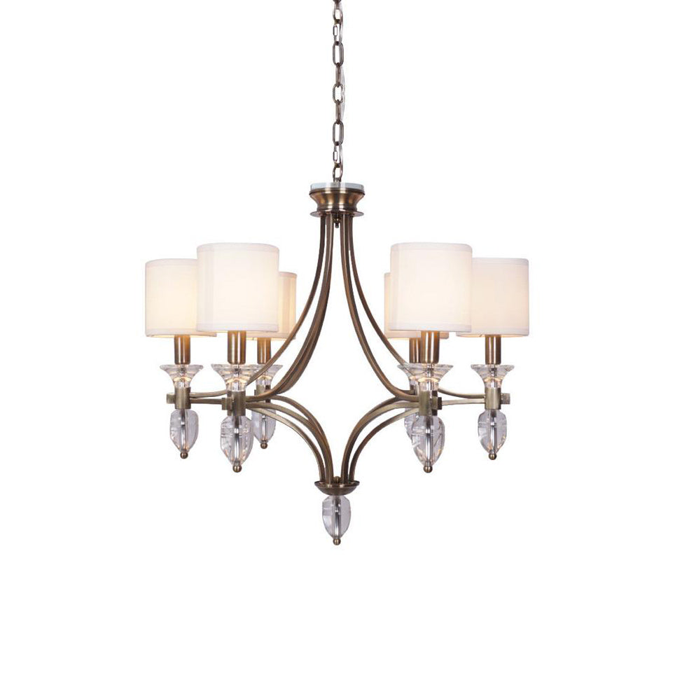 Rift Vintage Luxury Glass Metal Chandelier - Letslighting