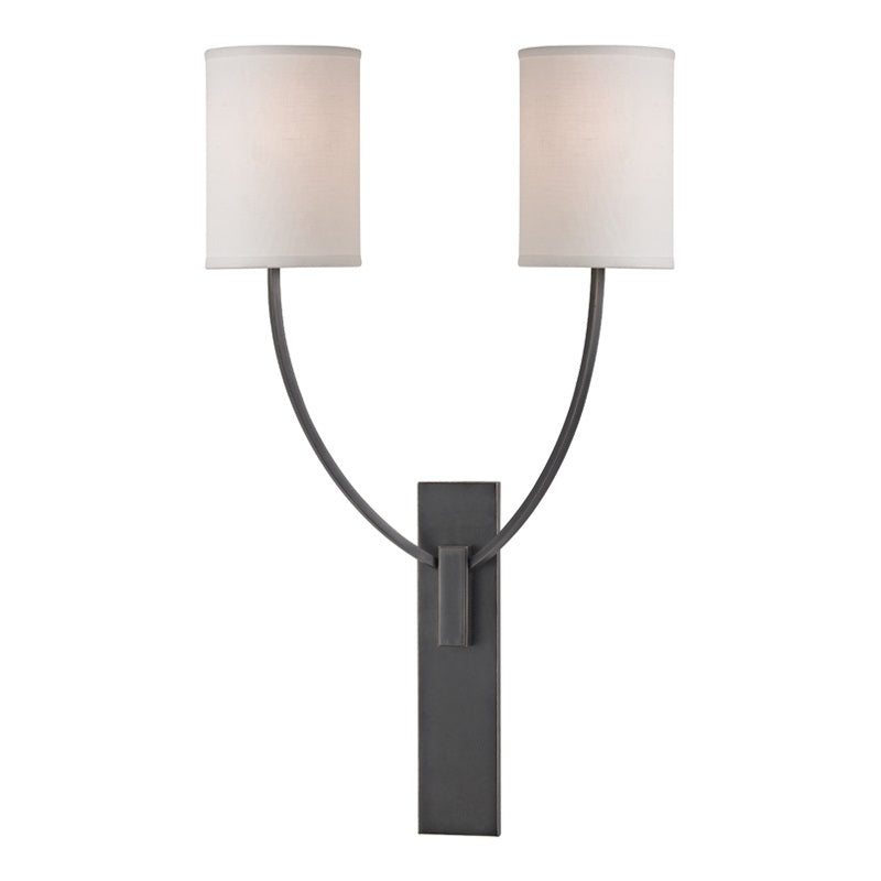 Slate Moderne Wandleuchte aus Stoff-Letslighting