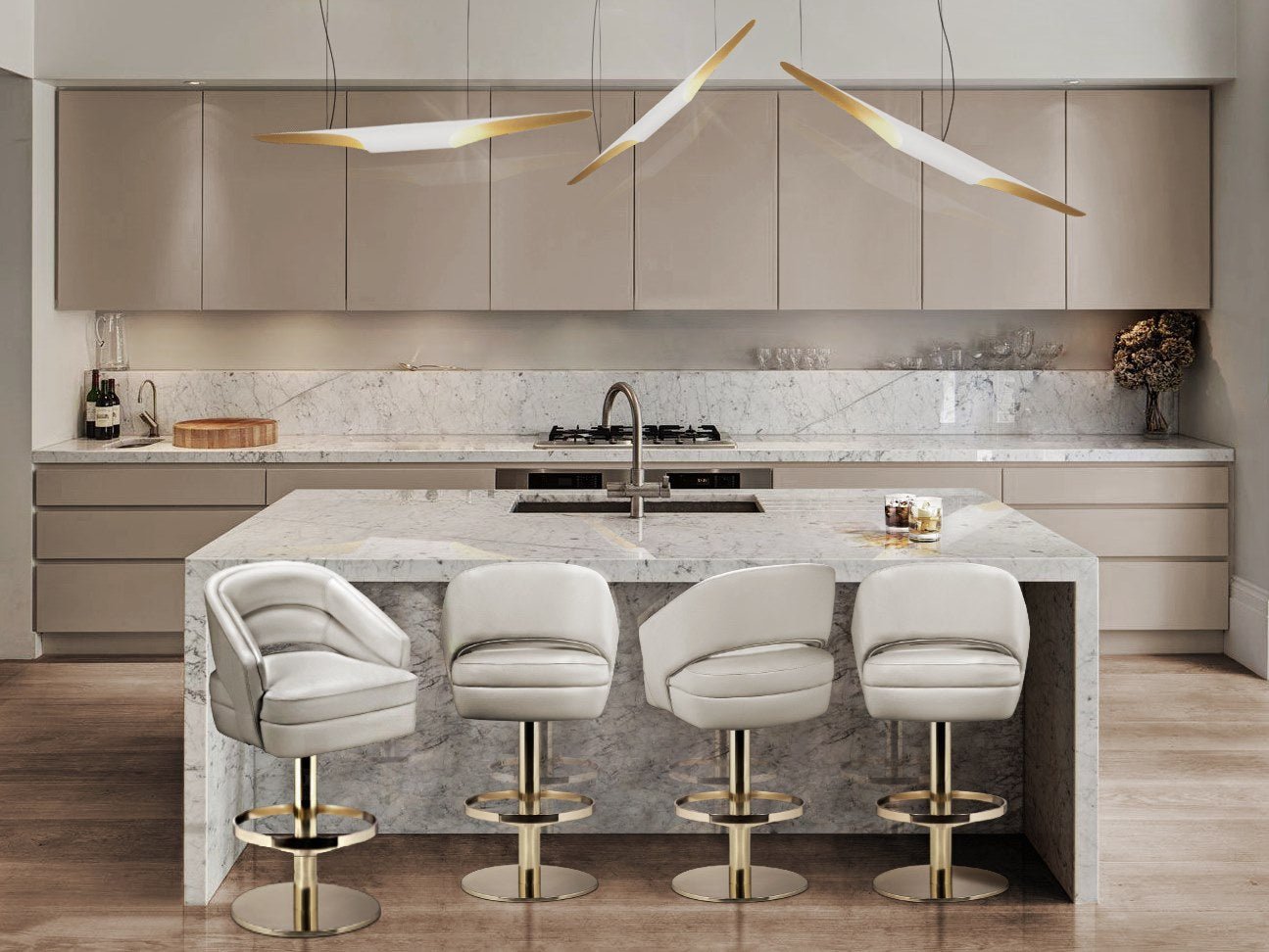 Coltrane Pipe Pendant Lights - Blowlighting