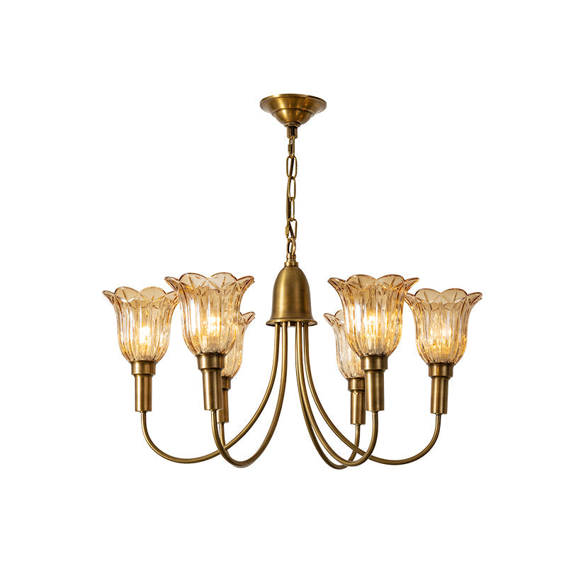 Tempo Vintage Art Messing Kronleuchter-Letslighting
