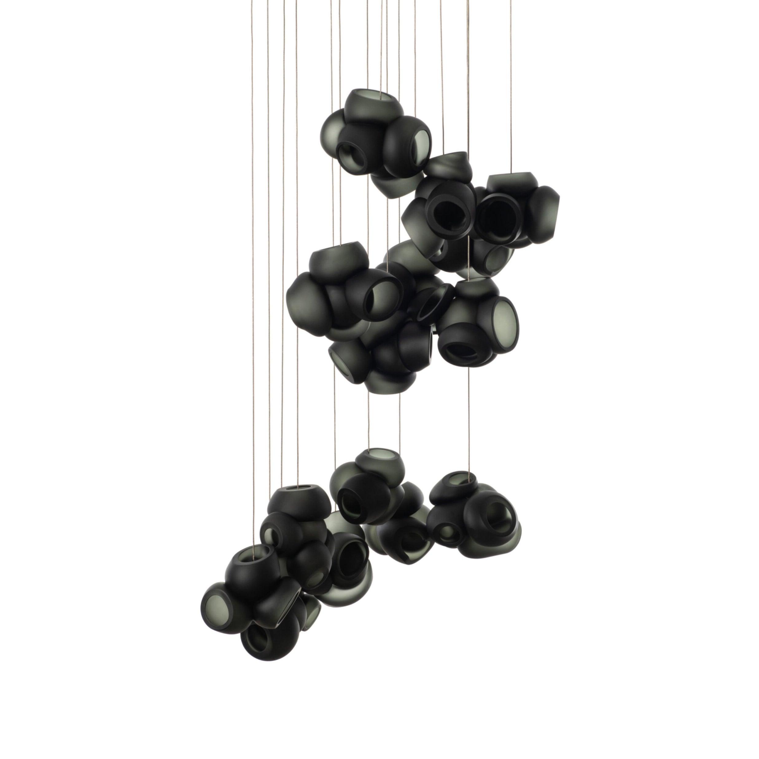 Zamarir Bubbles Cluster Metal Glass Pendant Light - Blowlighting