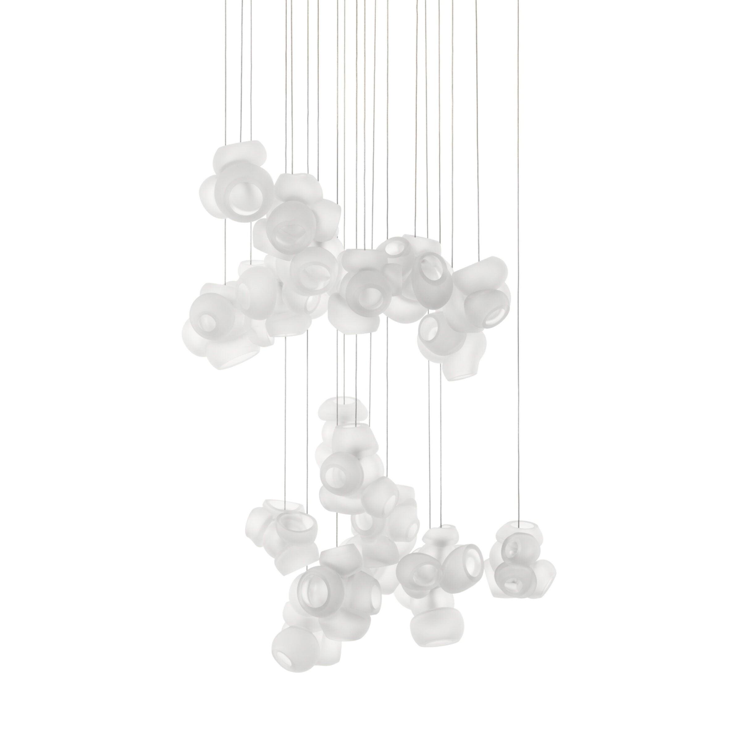 Zamarir Bubbles Cluster Metal Glass Pendant Light - Blowlighting