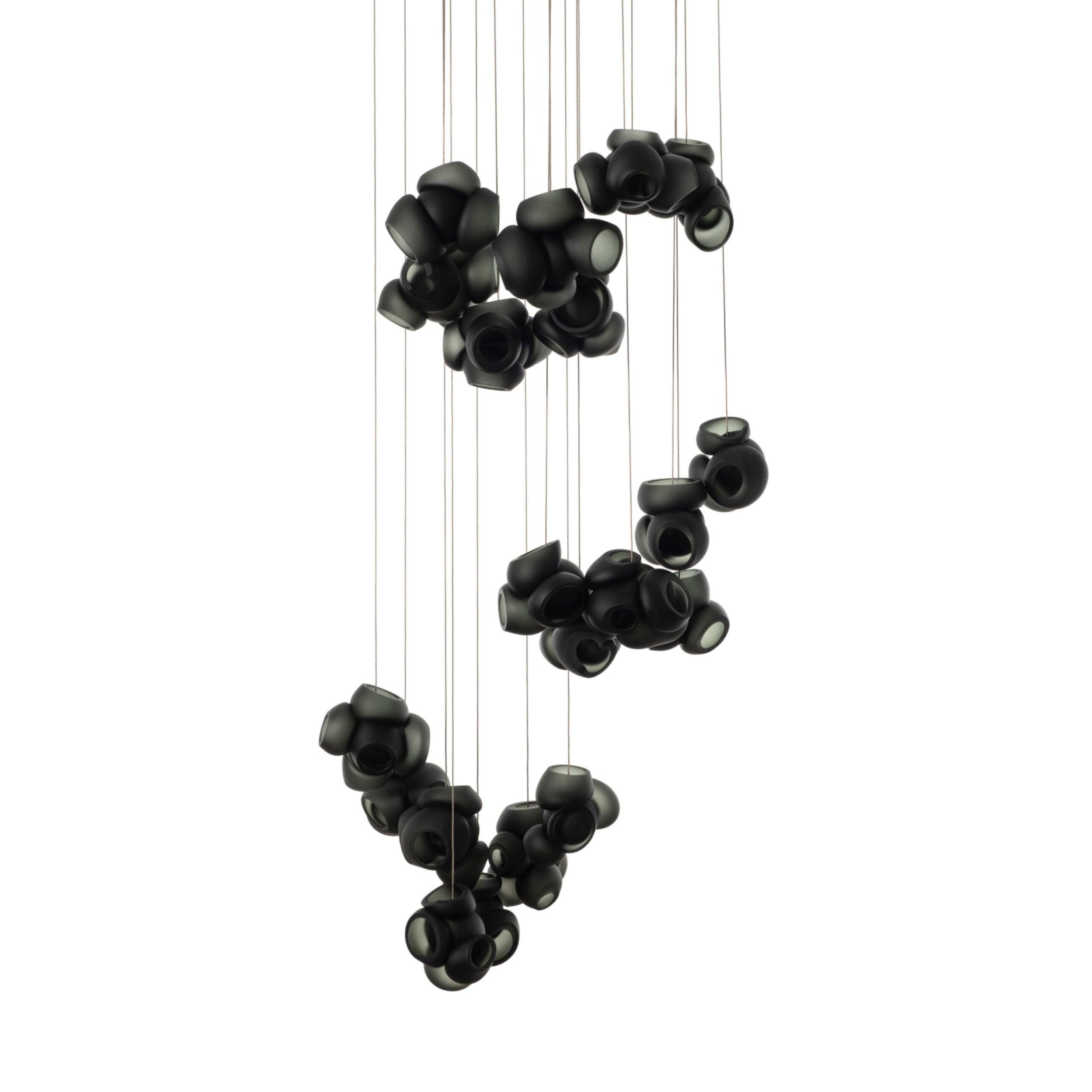 Zamarir Bubbles Cluster Metal Glass Pendant Light - Blowlighting