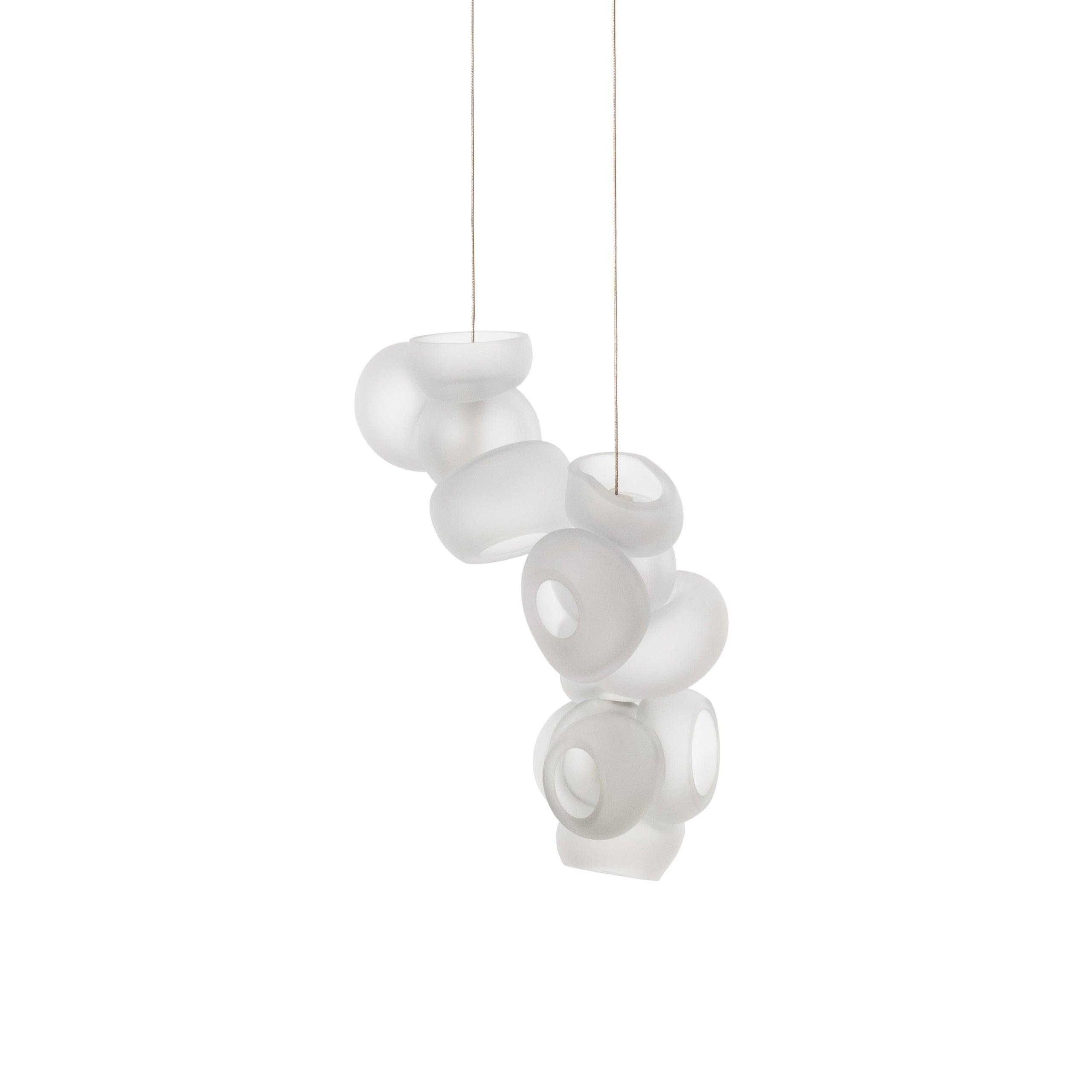 Zamarir Bubbles Cluster Metal Glass Pendant Light - Blowlighting