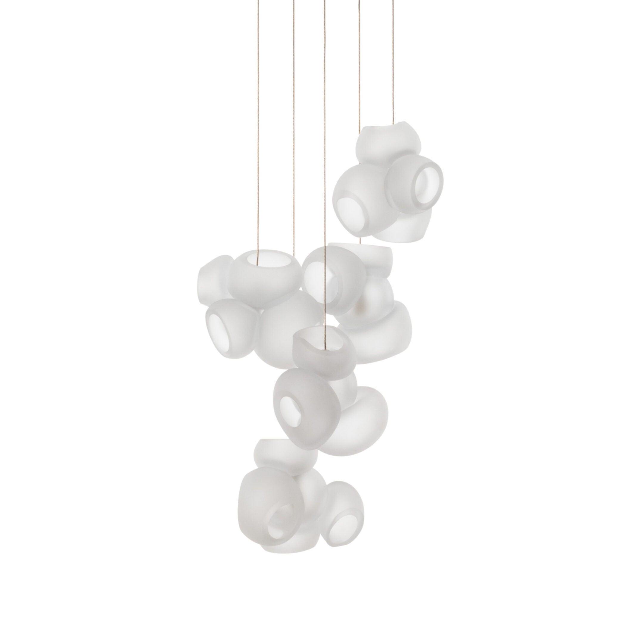 Zamarir Bubbles Cluster Metal Glass Pendant Light - Blowlighting