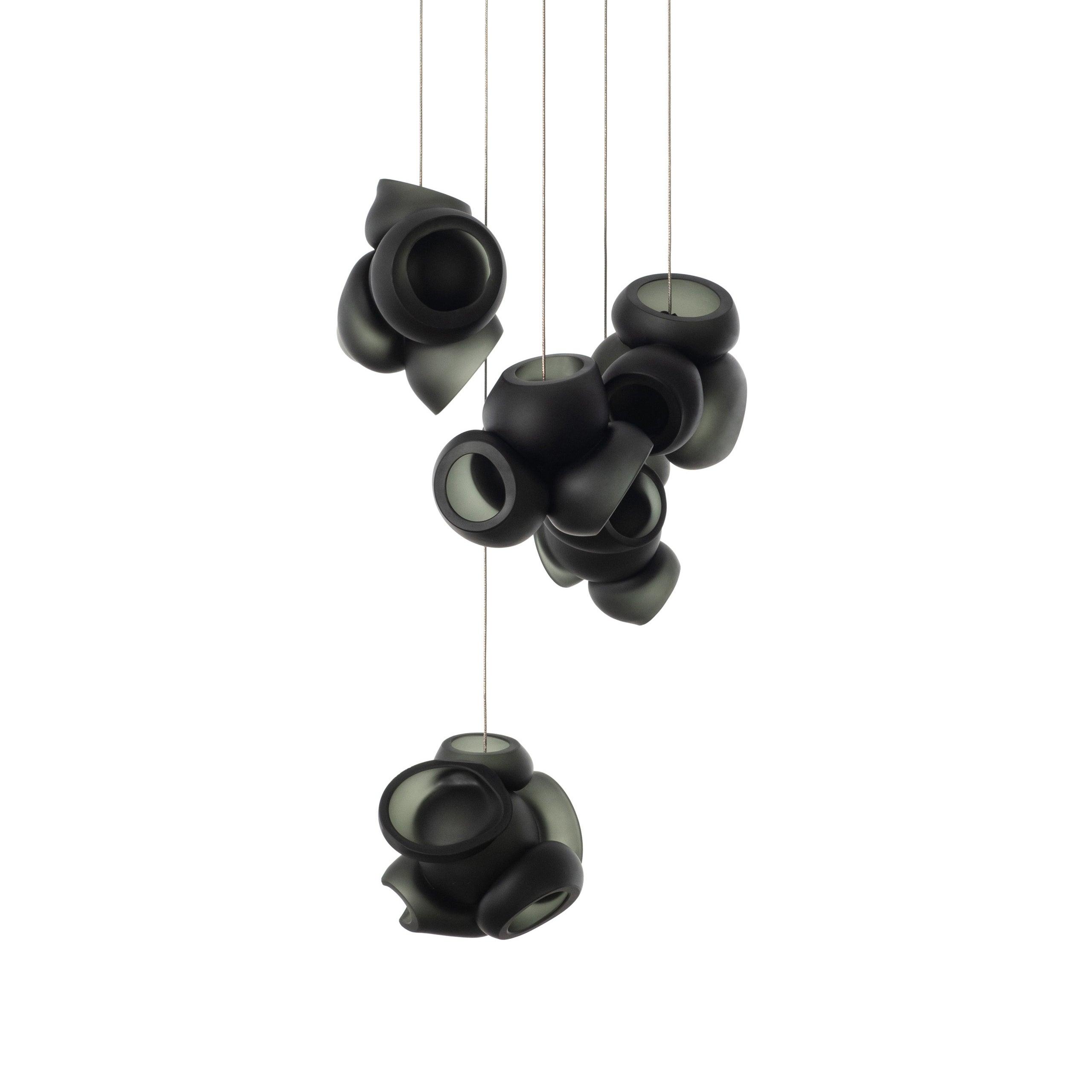 Zamarir Bubbles Cluster Metal Glass Pendant Light - Blowlighting