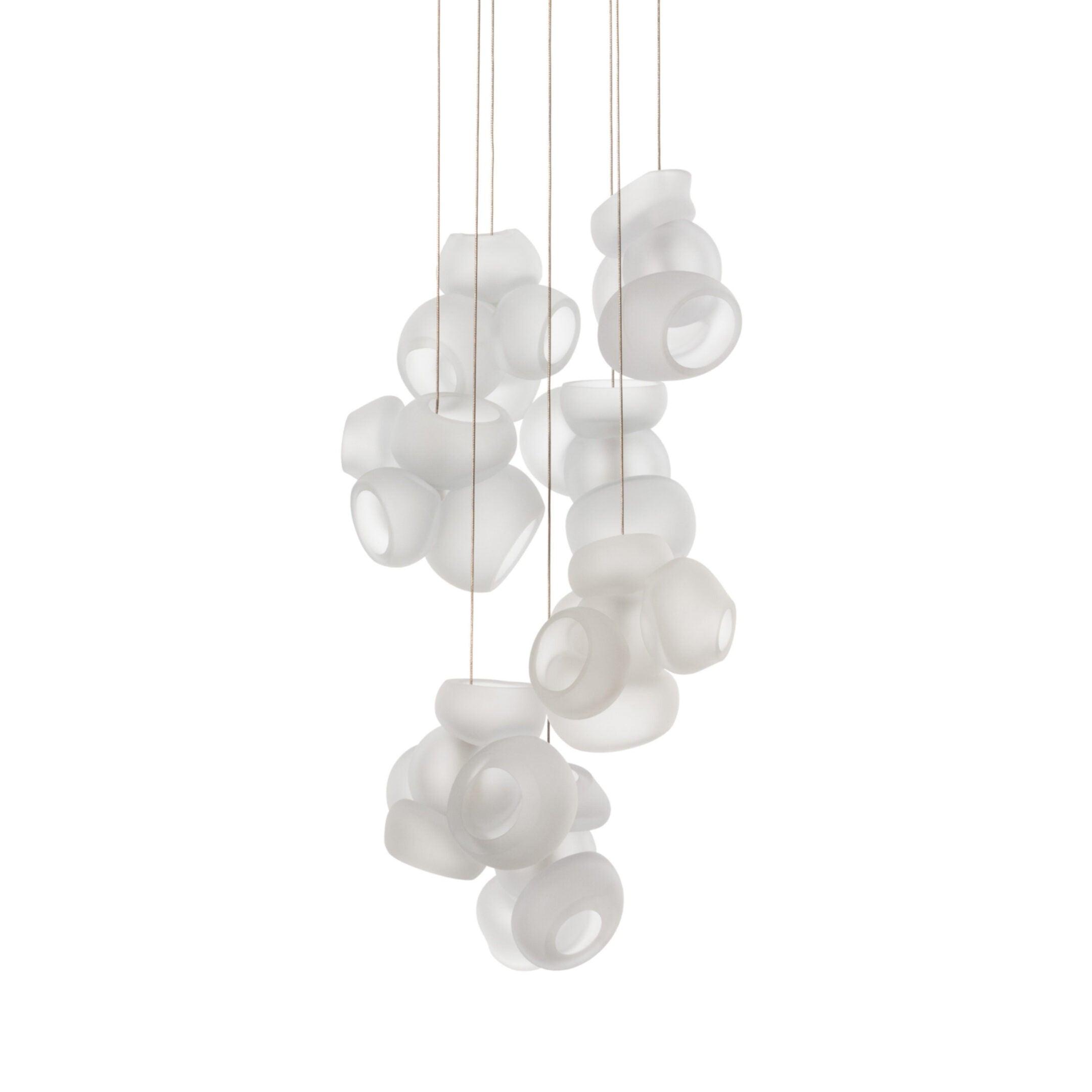 Zamarir Bubbles Cluster Metal Glass Pendant Light - Blowlighting