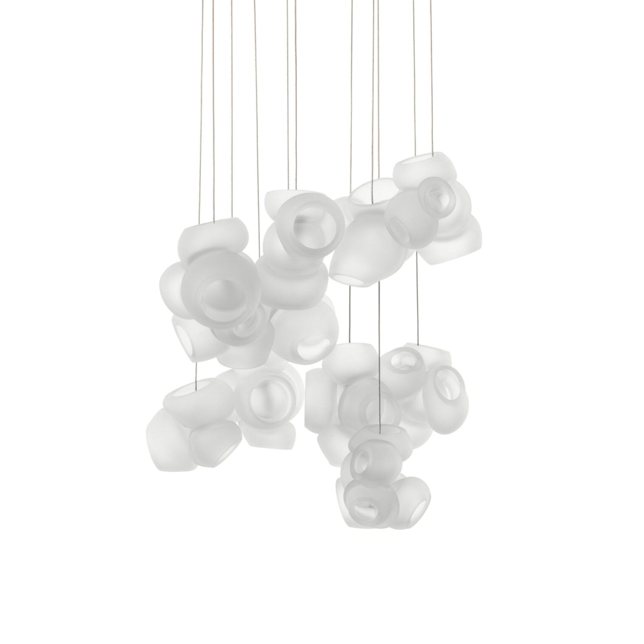 Zamarir Bubbles Cluster Metal Glass Pendant Light - Blowlighting