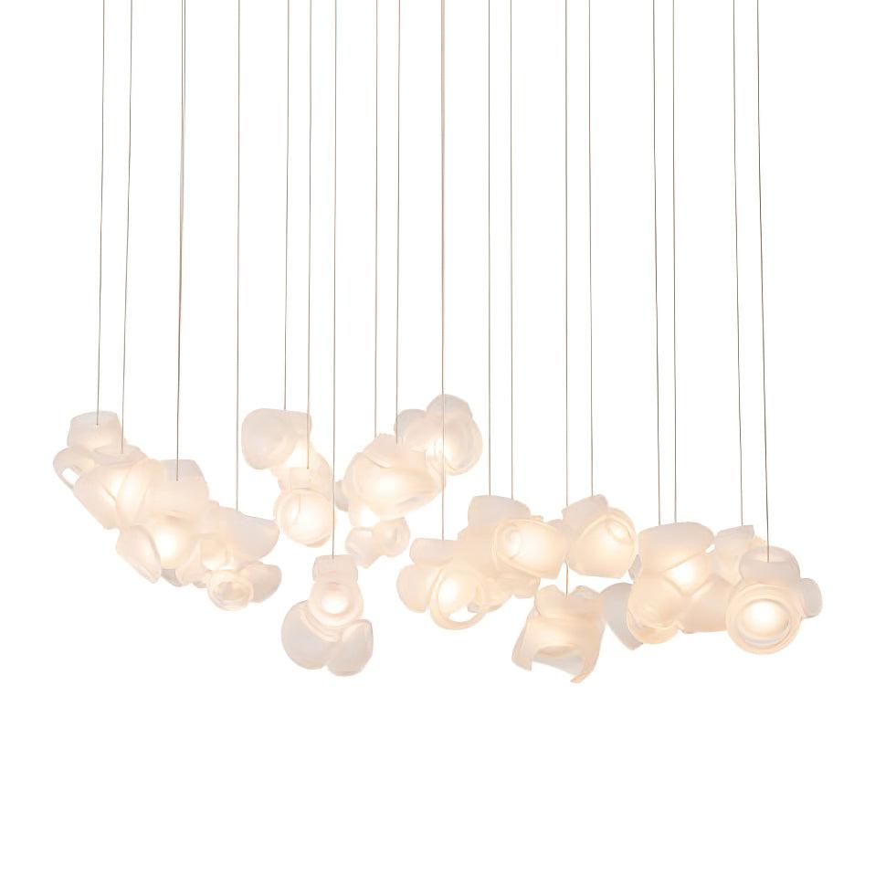 Zamarir Bubbles Cluster Metal Glass Pendant Light - Blowlighting