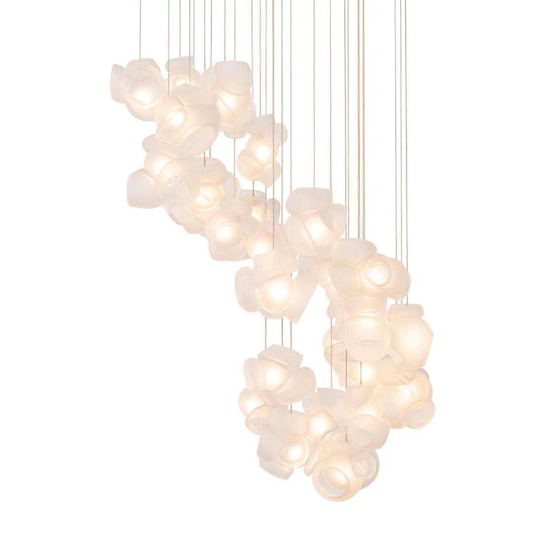 Zamarir Bubbles Cluster Metal Glass Pendant Light - Blowlighting