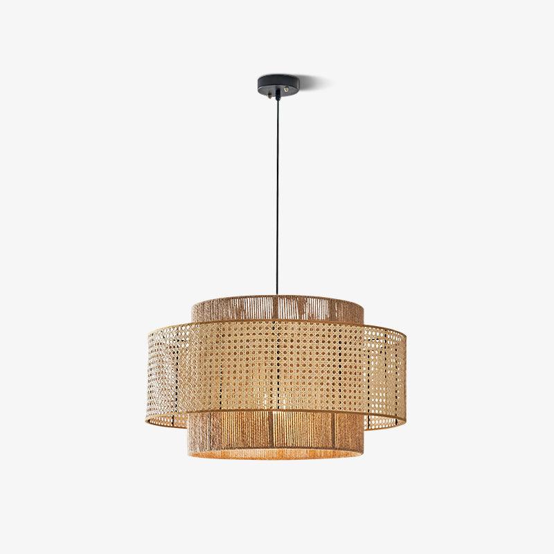 Ulshayra Konzentrisch Rattan Pendelleuchte-Letslighting