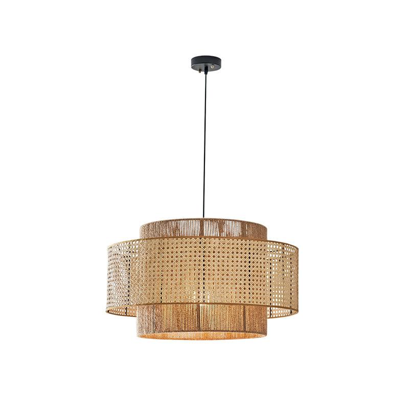 Ulshayra Konzentrisch Rattan Pendelleuchte-Letslighting