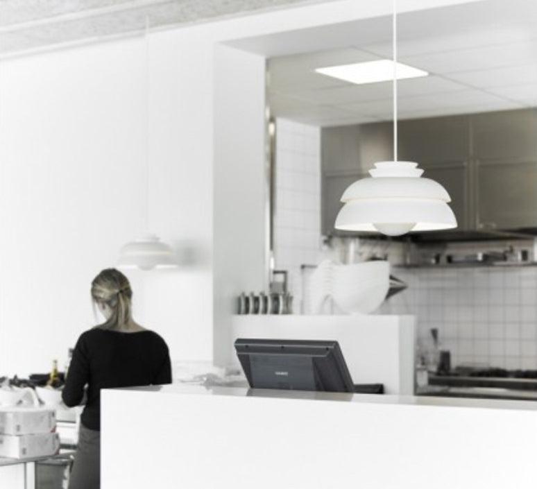 Orlenna Weiße skandinavische Pendelleuchte-Letslighting