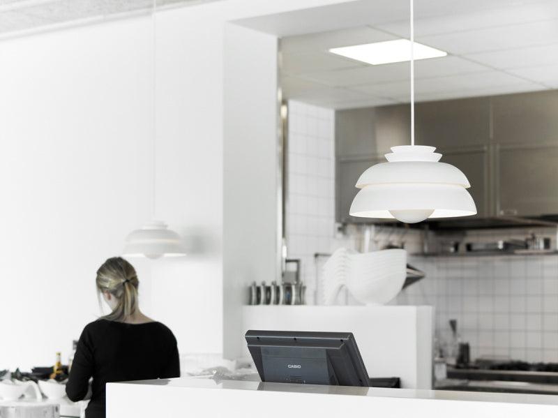 Orlenna Weiße skandinavische Pendelleuchte-Letslighting